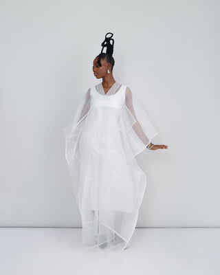 Siona White Bubu (No Slip)