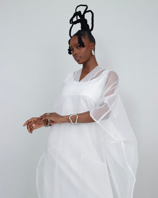 Siona White Bubu (No Slip)